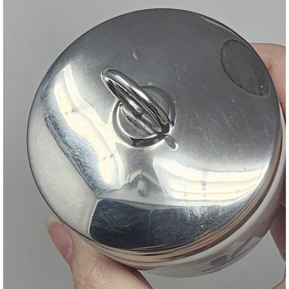 Royal Worcester Fine Porcelain Hand Panted Blue Bow Egg Coddler4" - Picture 6 of 13